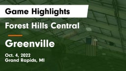 Forest Hills Central  vs Greenville  Game Highlights - Oct. 4, 2022