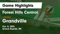 Forest Hills Central  vs Grandville  Game Highlights - Oct. 8, 2022