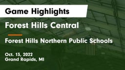 Forest Hills Central  vs Forest Hills Northern Public Schools Game Highlights - Oct. 13, 2022