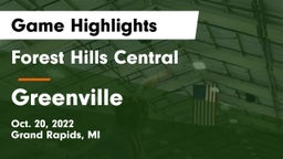 Forest Hills Central  vs Greenville  Game Highlights - Oct. 20, 2022