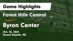 Forest Hills Central  vs Byron Center  Game Highlights - Oct. 25, 2022