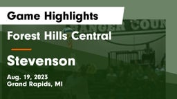 Forest Hills Central  vs Stevenson  Game Highlights - Aug. 19, 2023