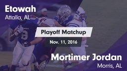 Matchup: Etowah  vs. Mortimer Jordan  2016