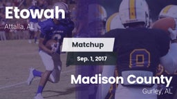 Matchup: Etowah  vs. Madison County  2017
