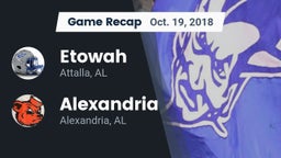 Recap: Etowah  vs. Alexandria  2018