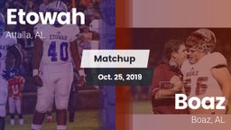 Matchup: Etowah  vs. Boaz  2019
