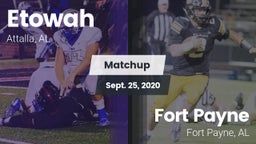 Matchup: Etowah  vs. Fort Payne  2020