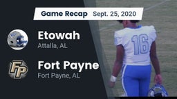Recap: Etowah  vs. Fort Payne  2020