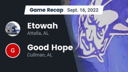 Recap: Etowah  vs. Good Hope  2022