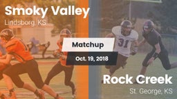 Matchup: Smoky Valley High vs. Rock Creek  2018