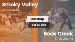 Matchup: Smoky Valley High vs. Rock Creek  2019