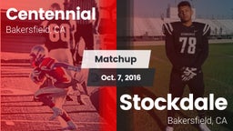 Matchup: Centennial High vs. Stockdale  2016