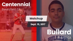 Matchup: Centennial High vs. Bullard  2017