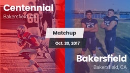 Matchup: Centennial High vs. Bakersfield  2017