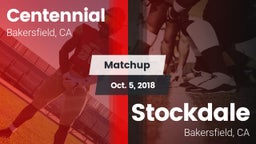 Matchup: Centennial High vs. Stockdale  2018