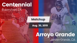 Matchup: Centennial High vs. Arroyo Grande  2019