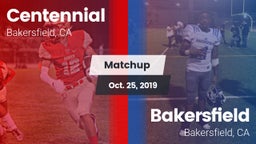 Matchup: Centennial High vs. Bakersfield  2019