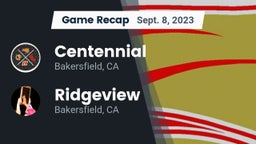 Recap: Centennial  vs. Ridgeview  2023