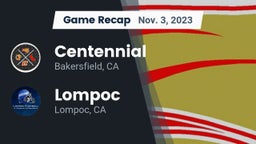 Recap: Centennial  vs. Lompoc  2023
