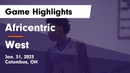Africentric  vs West  Game Highlights - Jan. 31, 2023