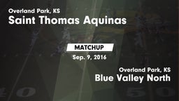 Matchup: St. Thomas Aquinas vs. Blue Valley North  2016