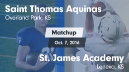 Matchup: St. Thomas Aquinas vs. St. James Academy  2016