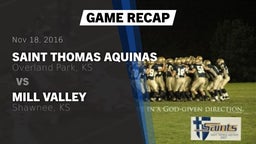 Recap: Saint Thomas Aquinas  vs. Mill Valley  2016
