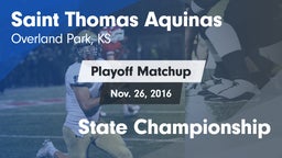 Matchup: St. Thomas Aquinas vs. State Championship 2016