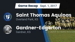 Recap: Saint Thomas Aquinas  vs. Gardner-Edgerton  2017