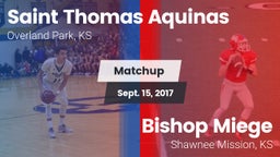 Matchup: St. Thomas Aquinas vs. Bishop Miege  2017