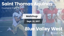 Matchup: St. Thomas Aquinas vs. Blue Valley West  2017