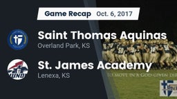 Recap: Saint Thomas Aquinas  vs. St. James Academy  2017