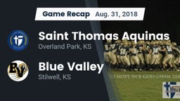 Recap: Saint Thomas Aquinas  vs. Blue Valley  2018