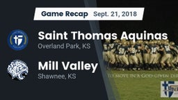 Recap: Saint Thomas Aquinas  vs. Mill Valley  2018