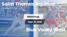 Matchup: St. Thomas Aquinas vs. Blue Valley West  2018