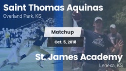Matchup: St. Thomas Aquinas vs. St. James Academy  2018