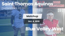 Matchup: St. Thomas Aquinas vs. Blue Valley West  2019