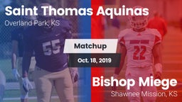 Matchup: St. Thomas Aquinas vs. Bishop Miege  2019