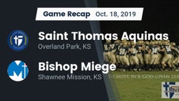 Recap: Saint Thomas Aquinas  vs. Bishop Miege  2019