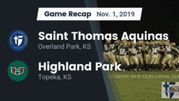 Recap: Saint Thomas Aquinas  vs. Highland Park  2019