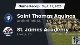 Recap: Saint Thomas Aquinas  vs. St. James Academy  2020