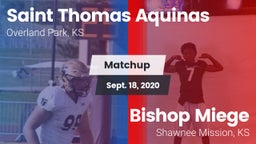 Matchup: St. Thomas Aquinas vs. Bishop Miege  2020