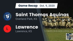 Recap: Saint Thomas Aquinas  vs. Lawrence  2020