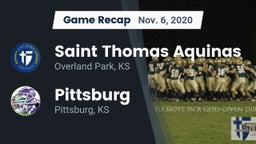 Recap: Saint Thomas Aquinas  vs. Pittsburg  2020