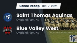 Recap: Saint Thomas Aquinas  vs. Blue Valley West  2021