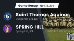 Recap: Saint Thomas Aquinas  vs. SPRING HILL  2021