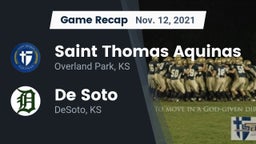 Recap: Saint Thomas Aquinas  vs. De Soto  2021