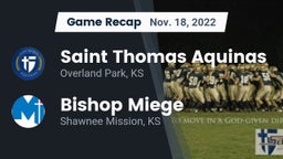 Recap: Saint Thomas Aquinas  vs. Bishop Miege  2022