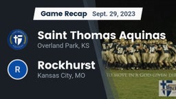 Recap: Saint Thomas Aquinas  vs. Rockhurst  2023