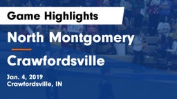 North Montgomery  vs Crawfordsville  Game Highlights - Jan. 4, 2019